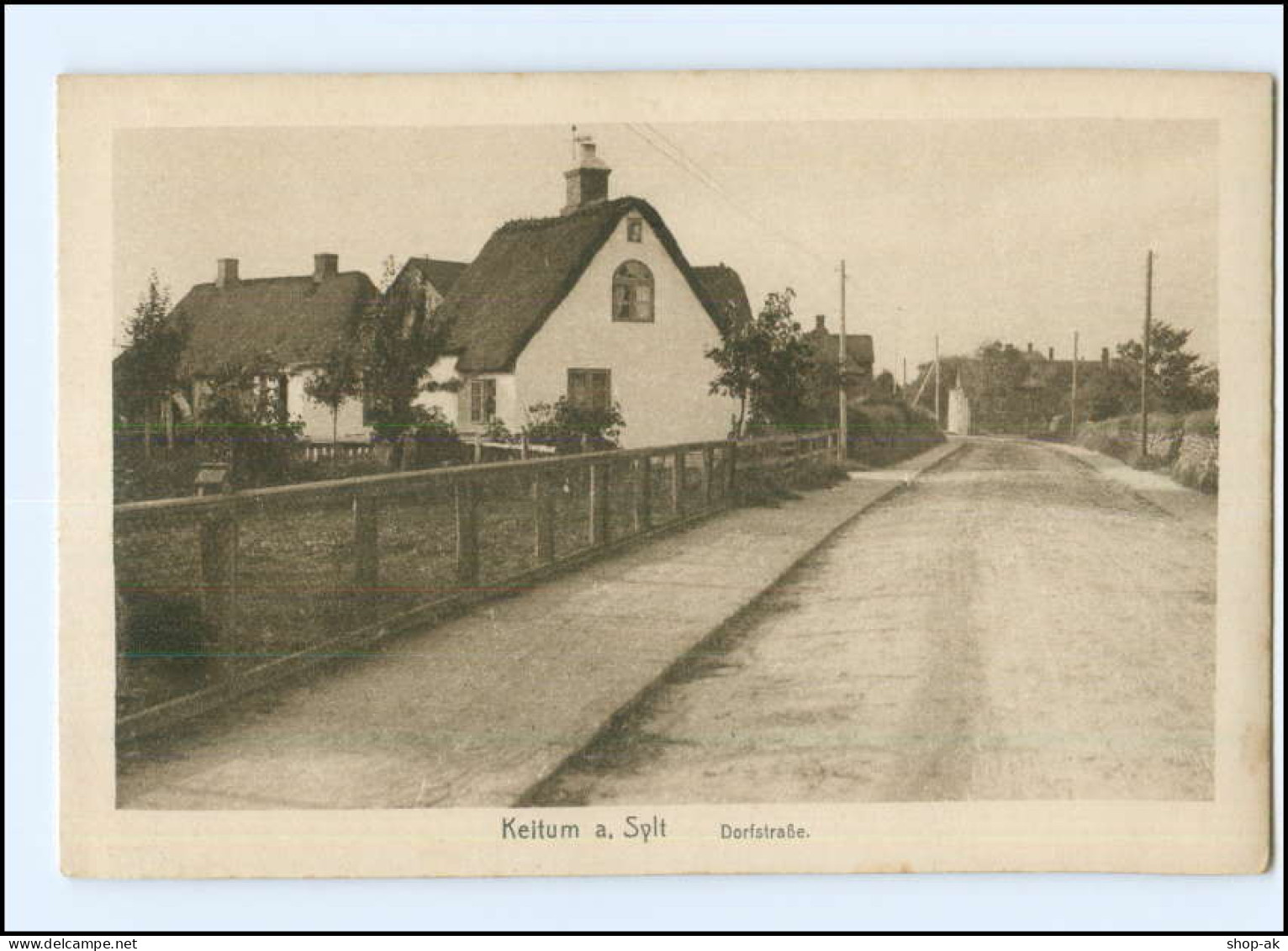 XX005965/ Keitum Auf Sylt Dorfstraße AK - Sylt