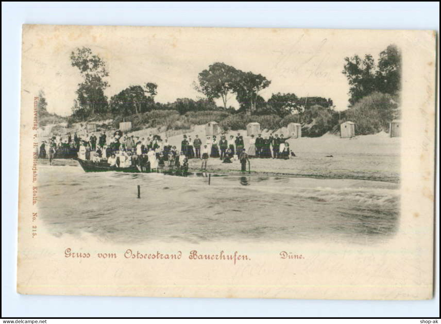 XX005894/ Ostseestrand Bauerhufen Chlopy Pommern AK Ca.1900 - Pommern