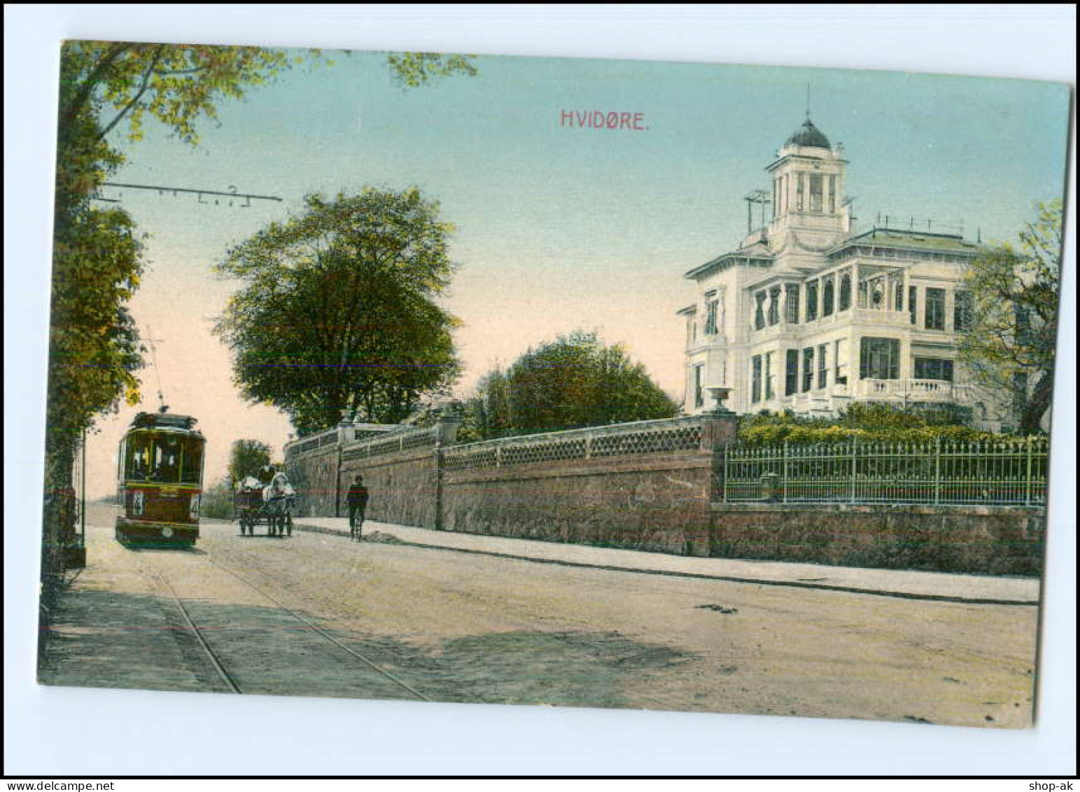 XX005790/ Hvidore  Straßenbahn Dänemark AK Ca. Ca.1910  - Danemark