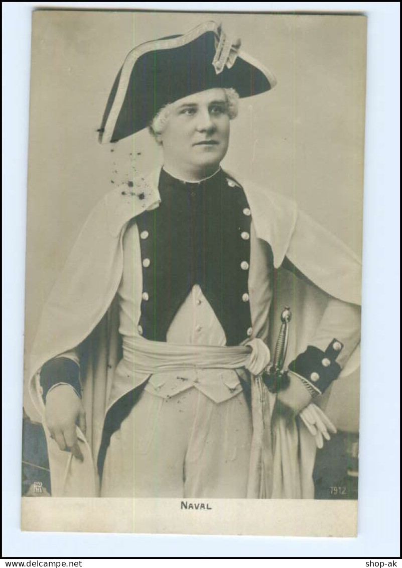 Y13447/ Franz Naval Opernsänger Oper Foto AK 1906 - Zangers En Musicus