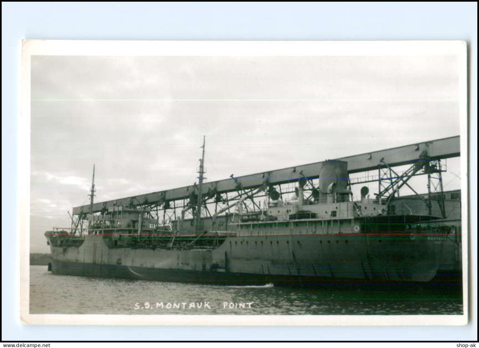 Y13419/ Handelsschiff  Montauk Point  - USA  Foto AK Ca.1960 - Commerce