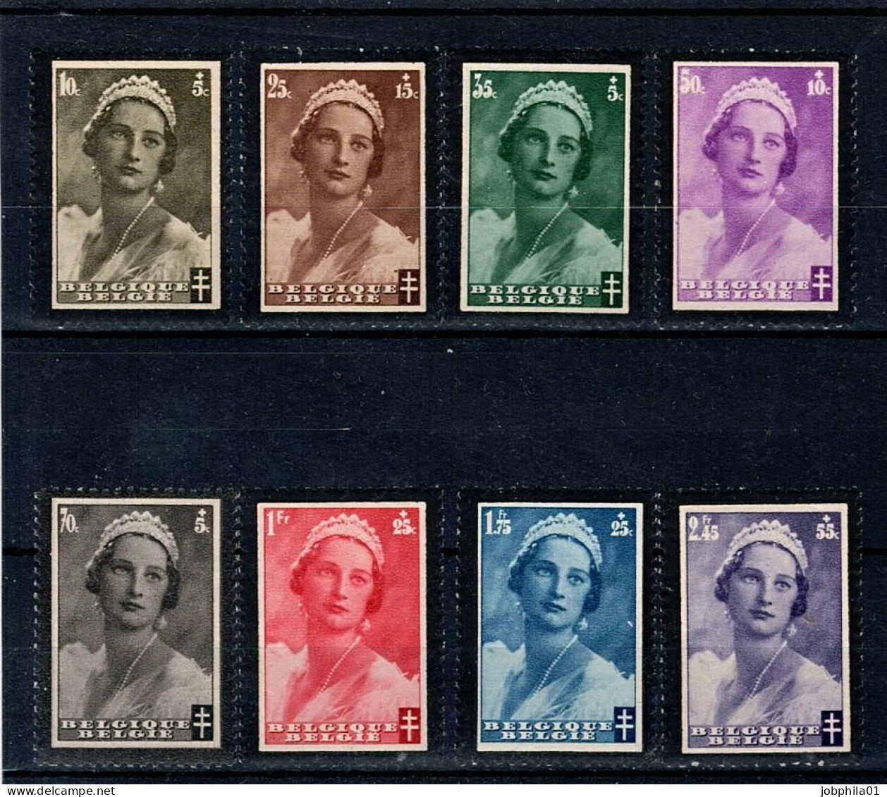 411-418  Xx  Côte 25€ - Unused Stamps