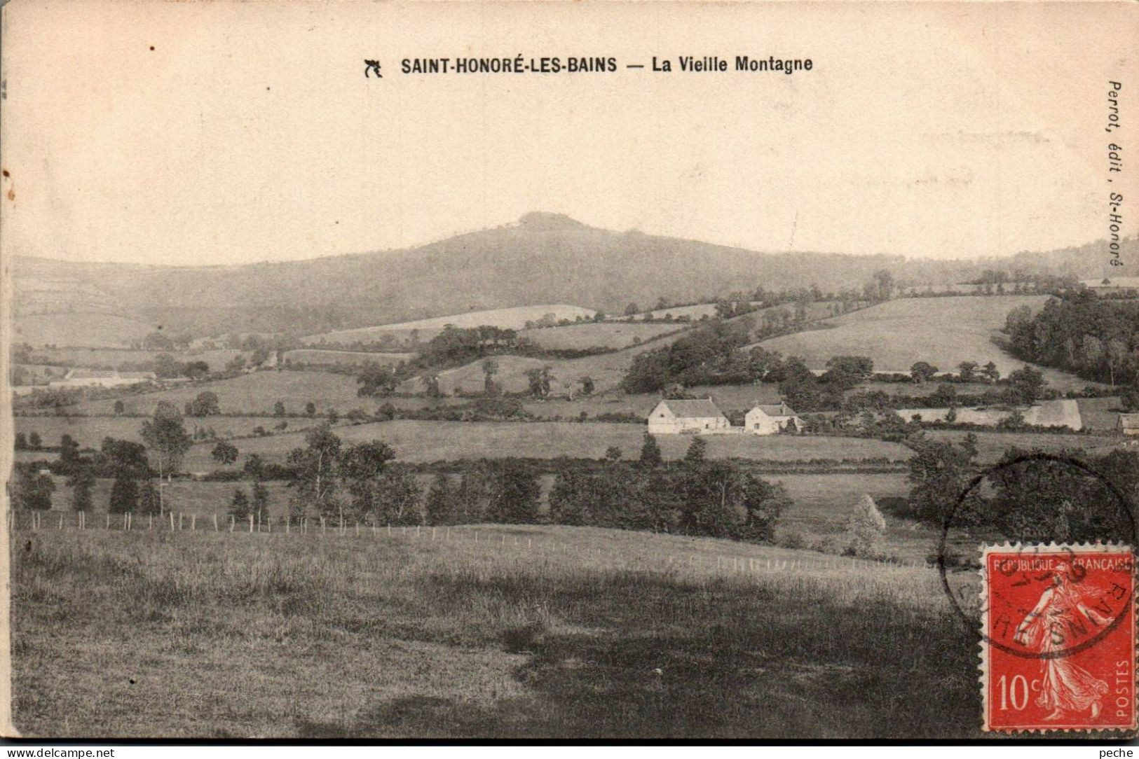 N°188 W -cpa Saint Honoré Les Bains -la Vieille Montagne- - Saint-Honoré-les-Bains