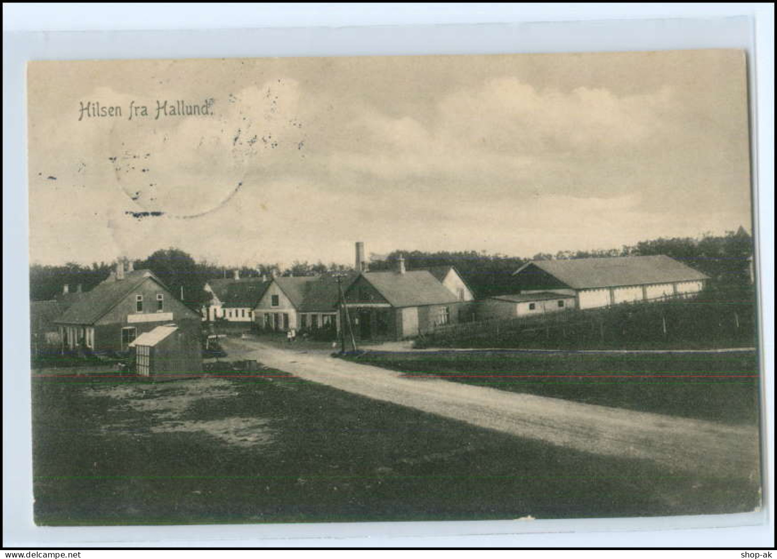 U9163/ Hilsen Fra Hallund AK 1913 Dänemark  - Danemark