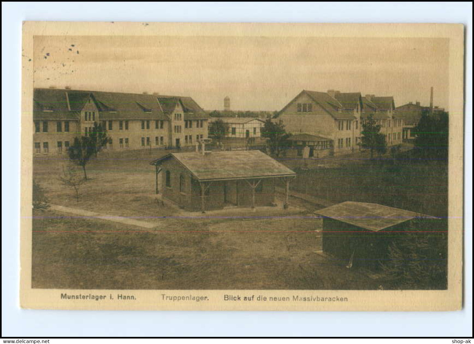 Y13135/ Munsterlager Truppenlager Truppenübungsplatz AK 1915 - Guerre 1914-18