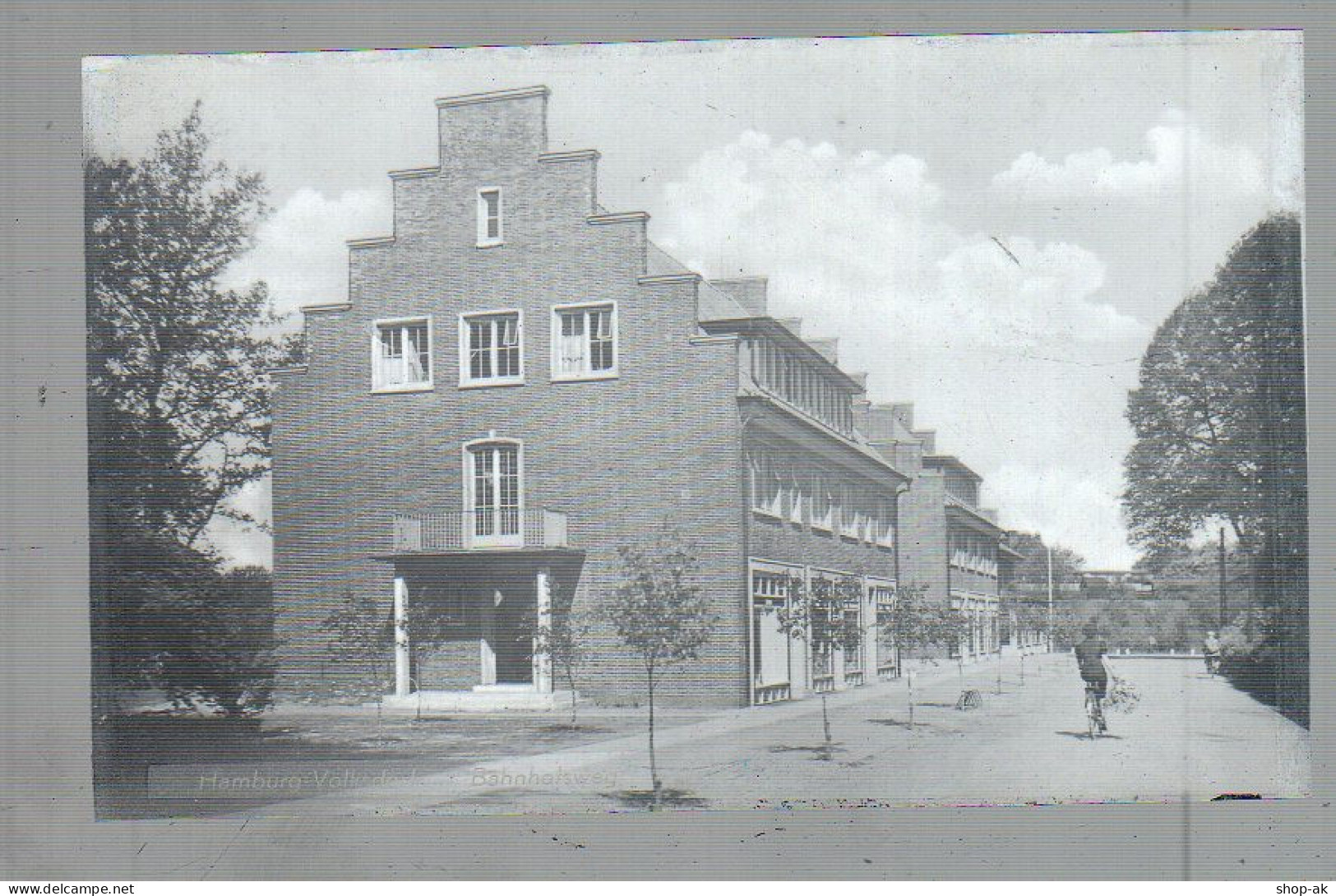 Neg4932/ Hamburg Volksdorf Bahnhofsweg Altes  Negativ 40er Jahre - Wandsbek