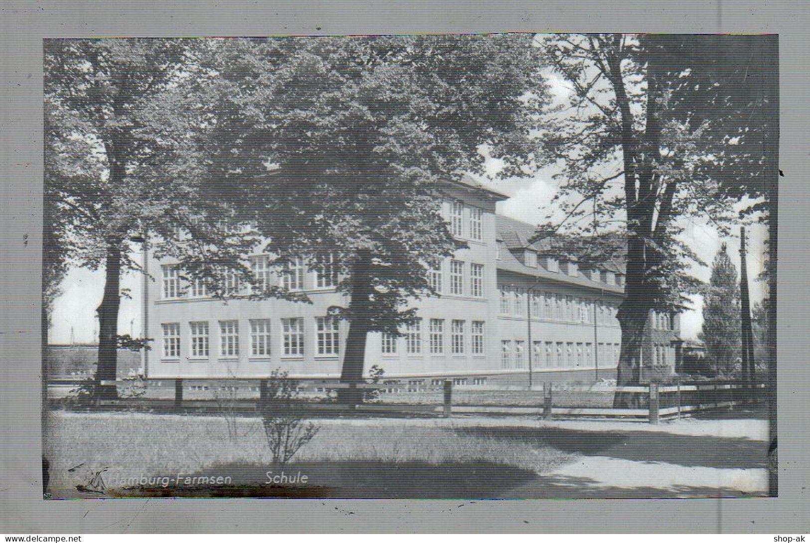 Neg4948/ Hamburg Farmsen Schule Altes  Negativ 40er Jahre - Wandsbek