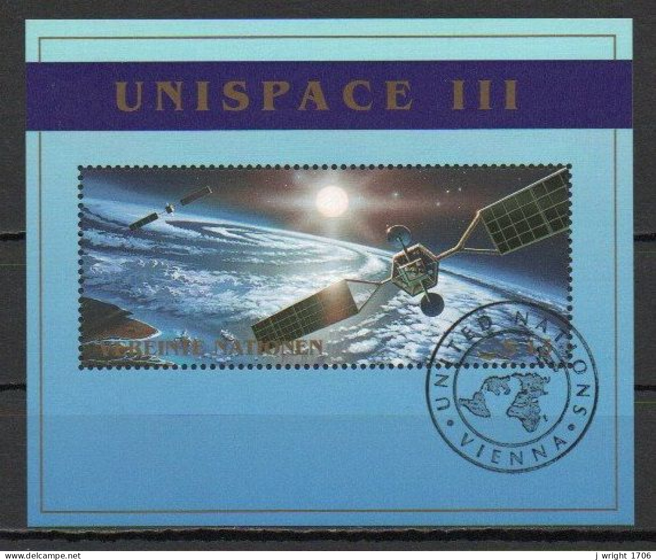 UN/Vienna, 1999, UNISPACE III Conf, 13S Block, CTO - Blocks & Kleinbögen