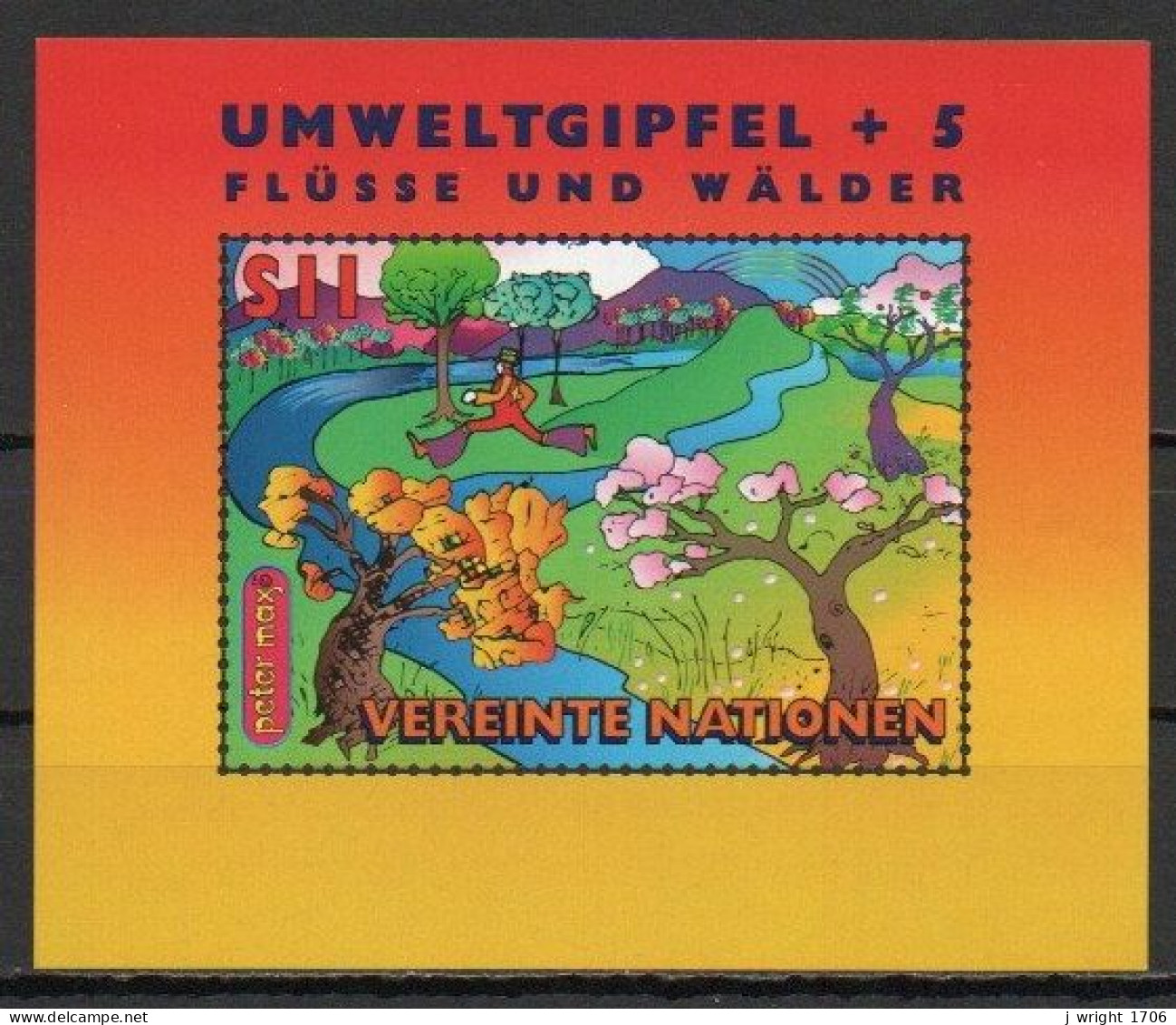 UN/Vienna, 1997, Earth Summit + 5, 11S/Block, MNH - Blokken & Velletjes