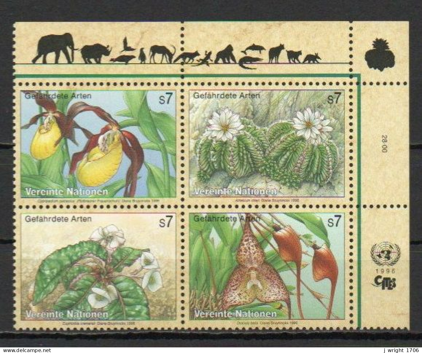 UN/Vienna, 1996, Sport & Environment, Block, MNH - Blocks & Kleinbögen