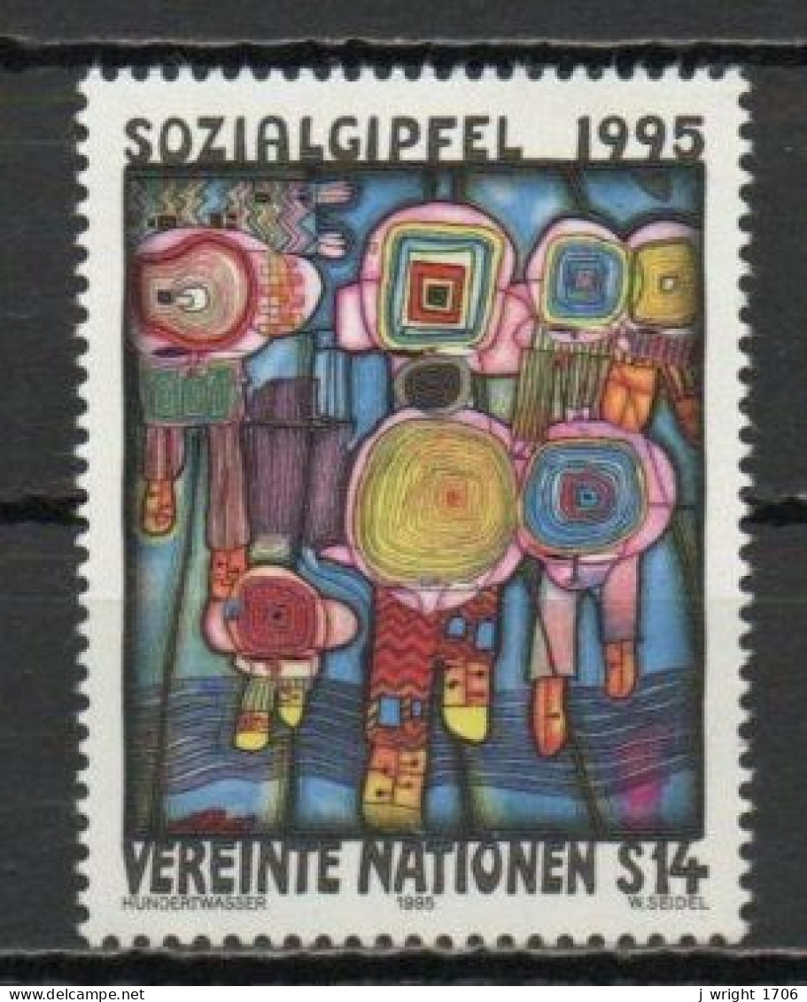 UN/Vienna, 1995, Social Development Conf, 14S, MNH - Unused Stamps