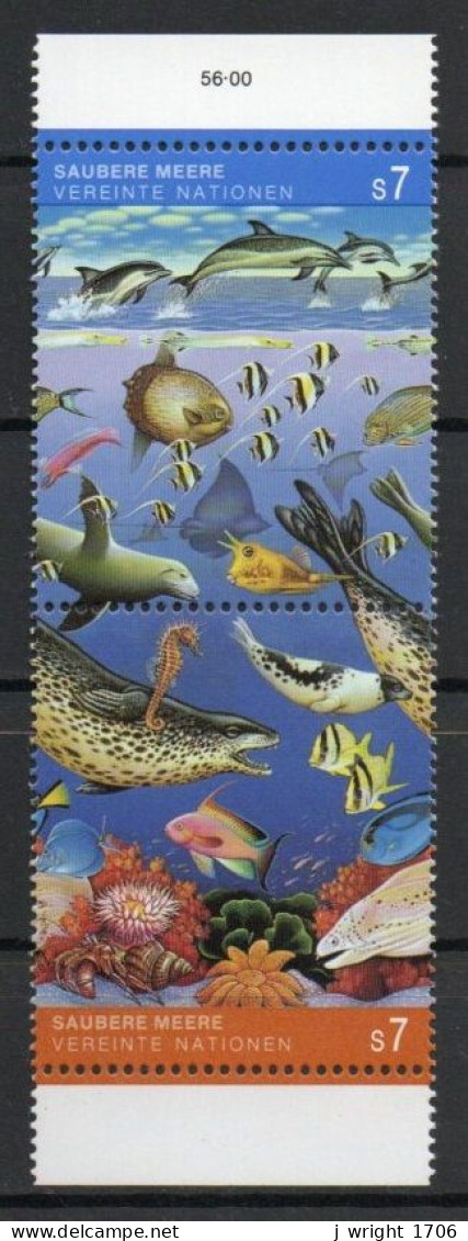 UN/Vienna, 1992, Clean Oceans, Se-tenant Set, MNH - Nuevos