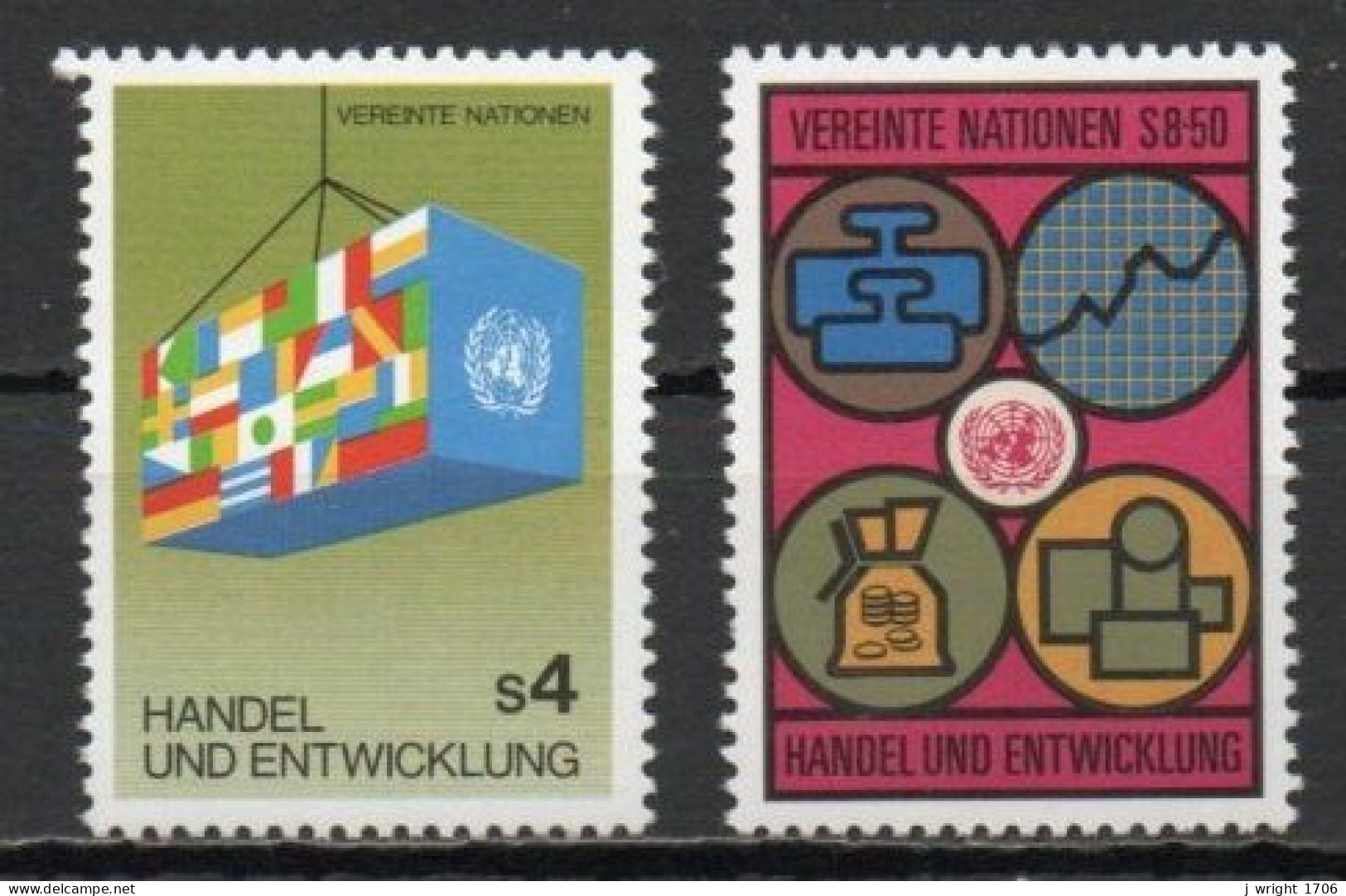 UN/Vienna, 1983, Trade & Development, Set, MNH - Unused Stamps