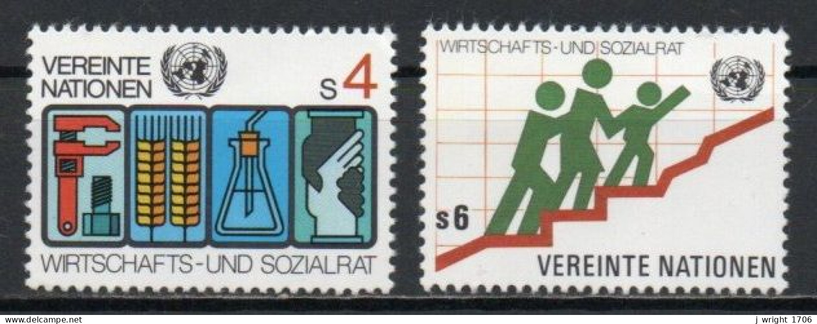 UN/Vienna, 1980, Economic & Social Council, Set, MNH - Unused Stamps