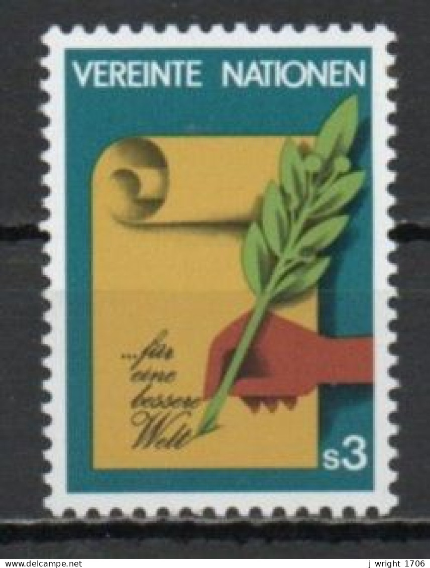UN/Vienna, 1982, For A Better World, 3S, MNH - Unused Stamps