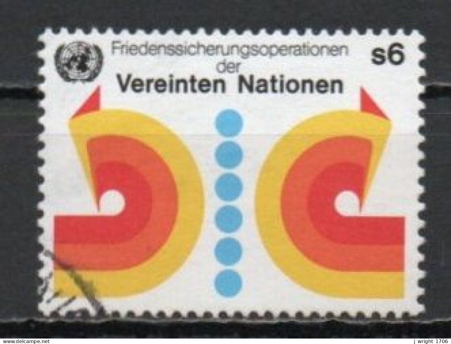 UN/Vienna, 1980, Maintenance Of Peace, 6S, USED - Gebruikt