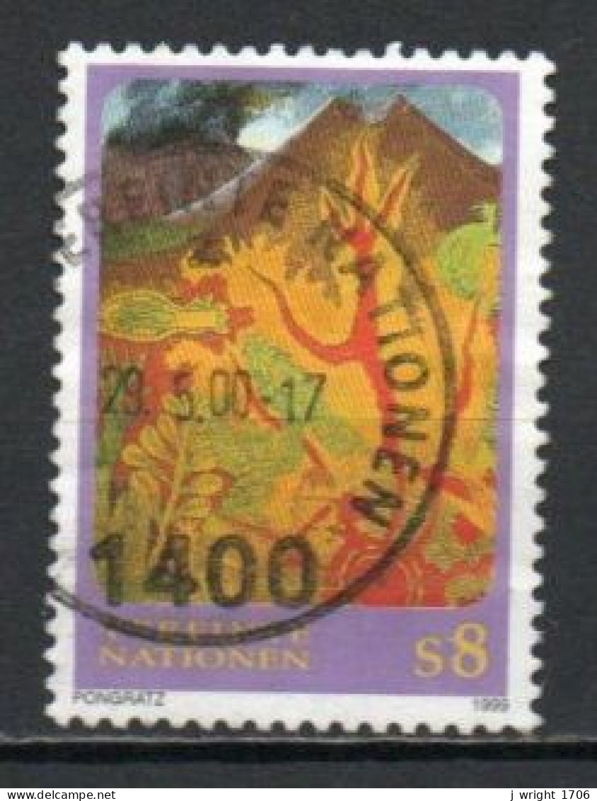 UN/Vienna, 1999, Vocanic Landscape, 8S, USED - Used Stamps