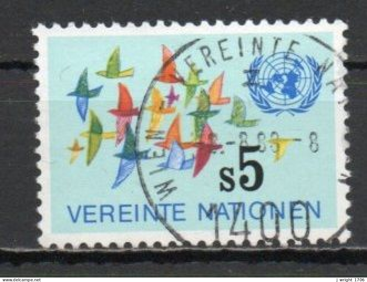 UN/Vienna, 1979, Birds & UN Logo, 5S, USED - Gebraucht