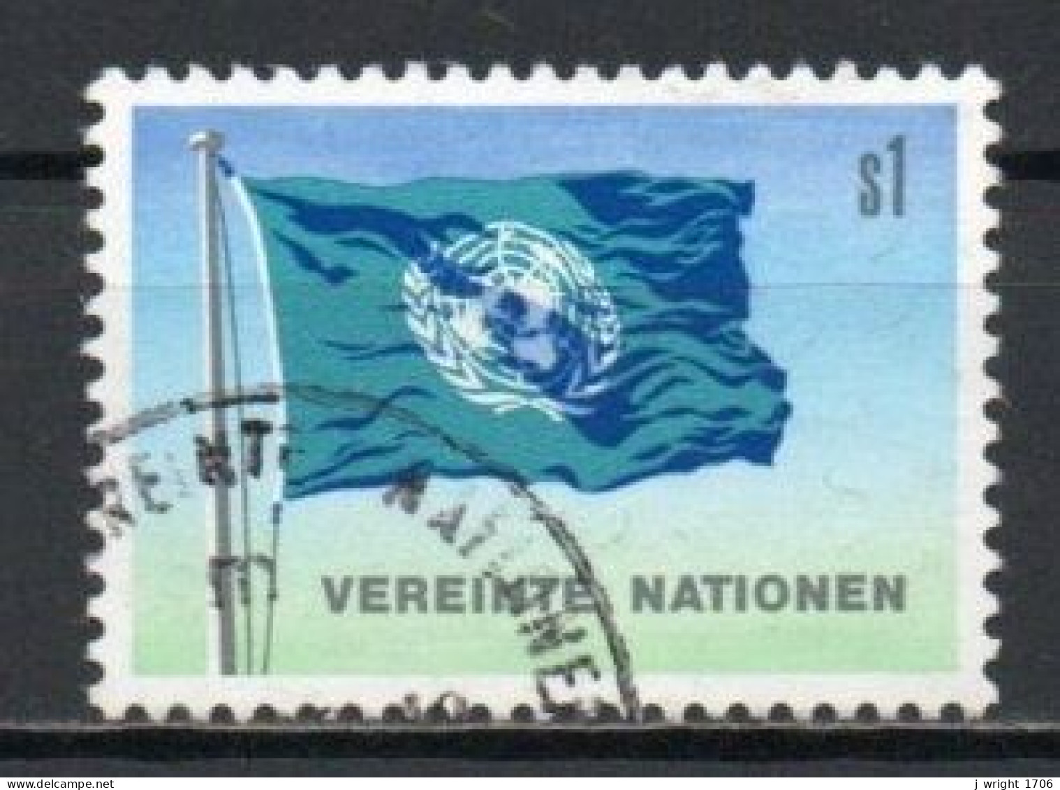 UN/Vienna, 1979, UN Flag, 1S, USED - Gebruikt