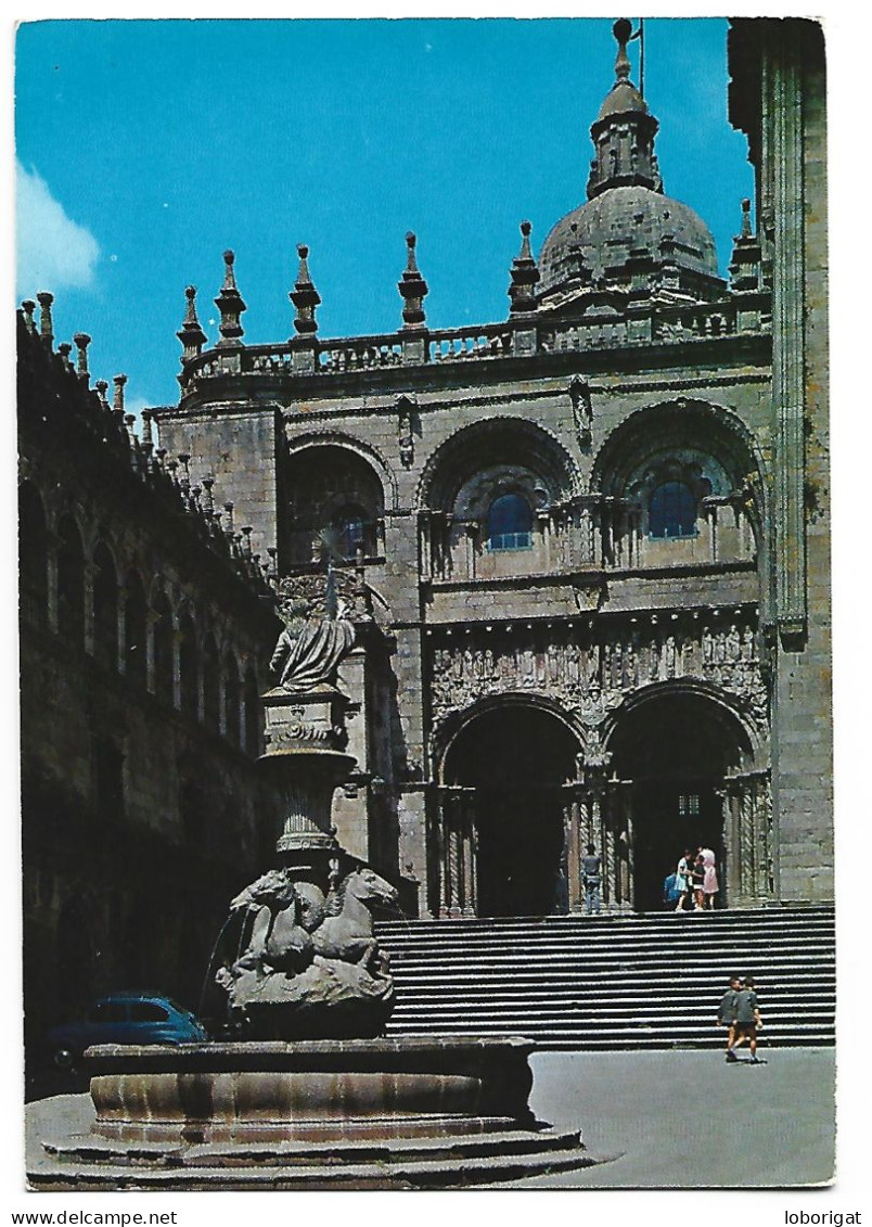 FACHADA DE PLATERIAS / SILVERSMITHS FAÇADE.- CATEDRAL - SANTIAGO DE COMPOSTELA - GALICIA - ( ESPAÑA). - Eglises Et Cathédrales