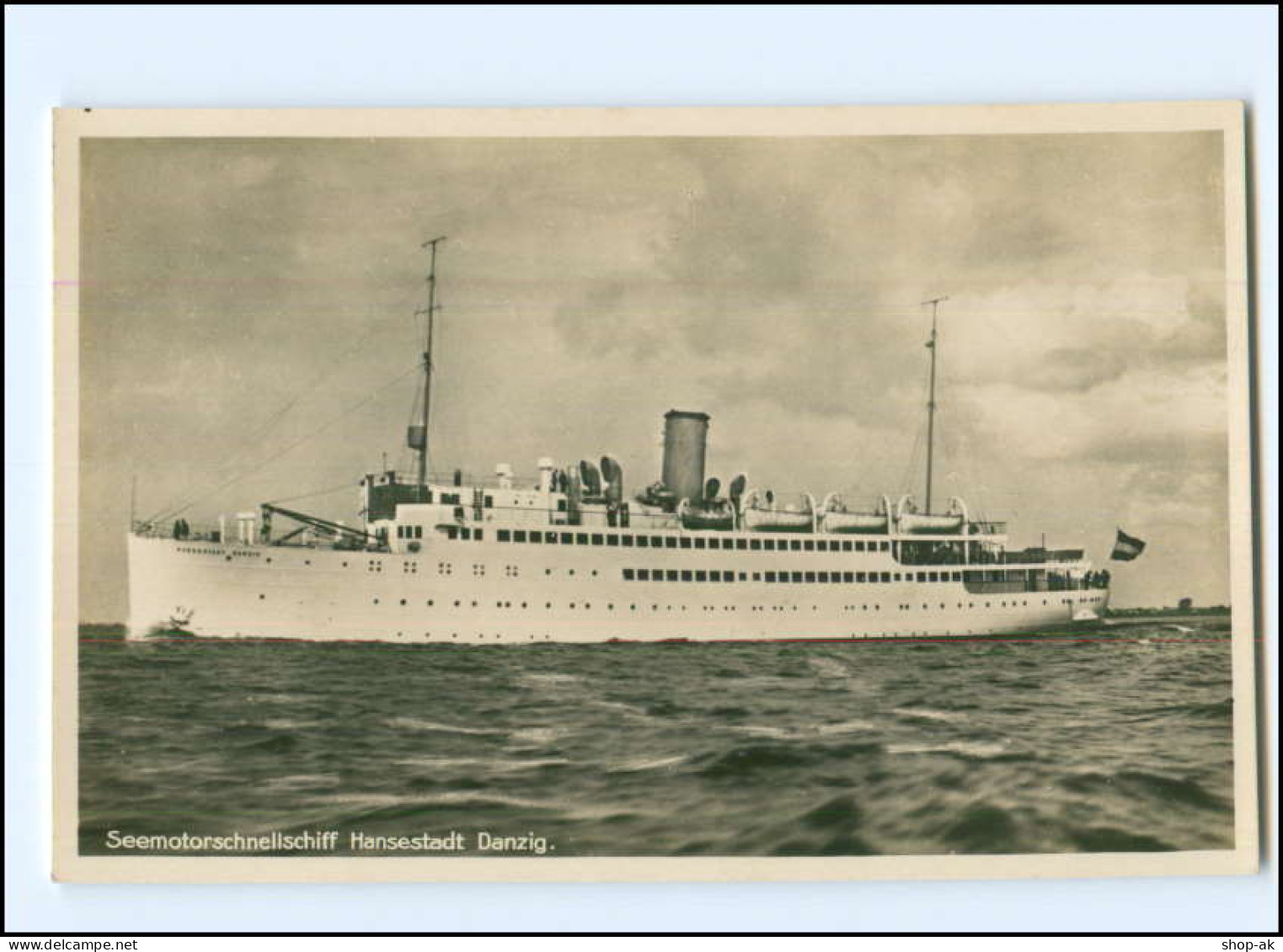 Y12328/ Dampfer  Hansestadt Danzig Foto AK Ca.1935 - Piroscafi