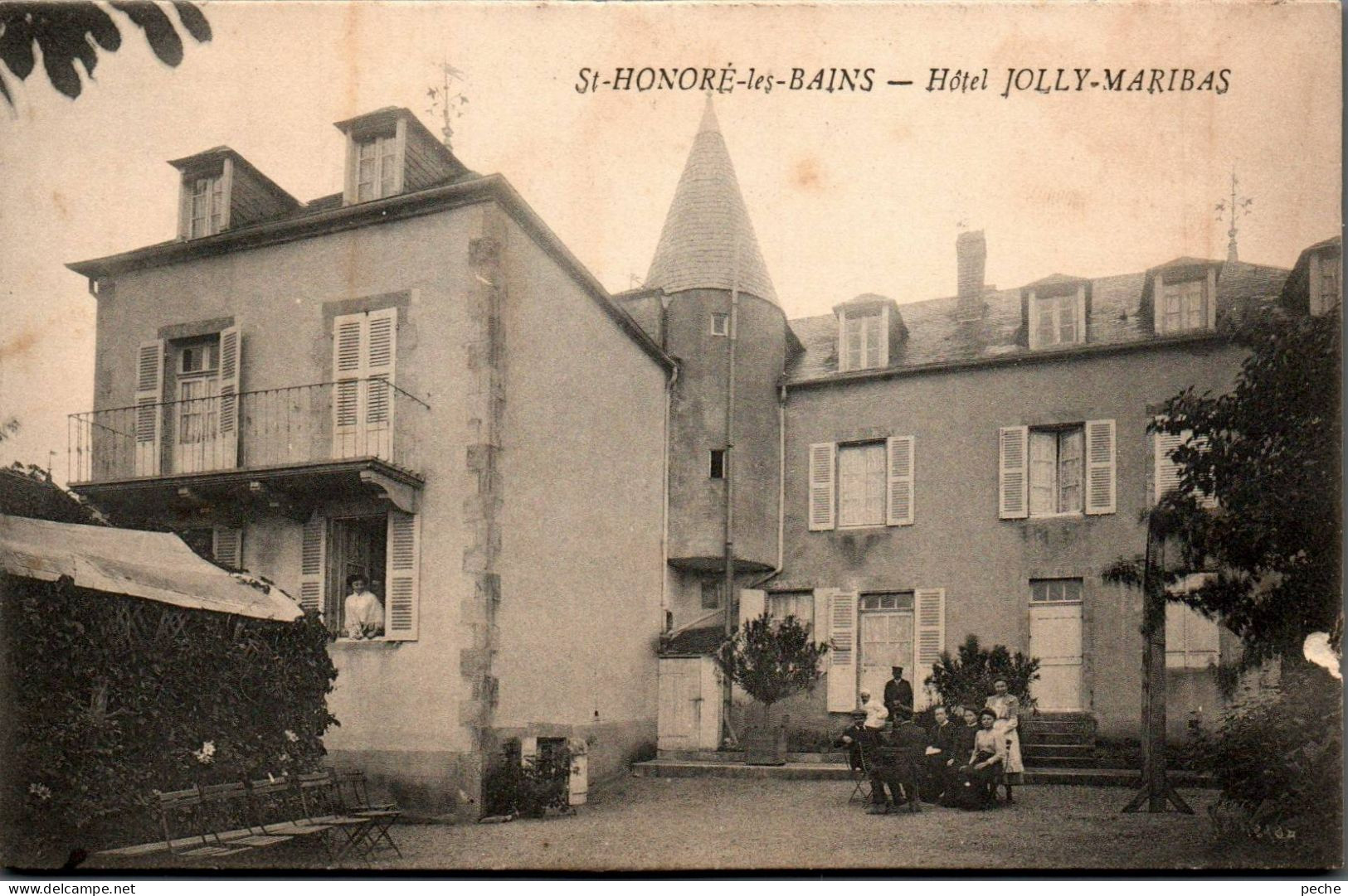 N°189 W -cpa Saint Honoré Les Bains -hôtel Jolly Maribas- - Saint-Honoré-les-Bains