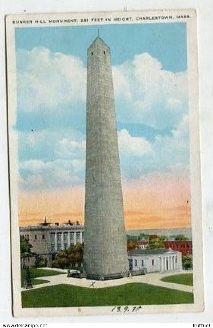 AK 213355 USA - Massachusetts - Charlestown - Bunker Hill Monument - Autres & Non Classés