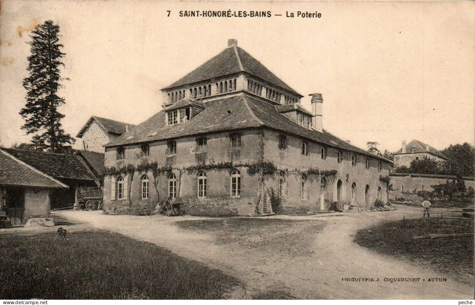 N°190 W -cpa Saint Honoré Les Bains -la Poterie - Saint-Honoré-les-Bains