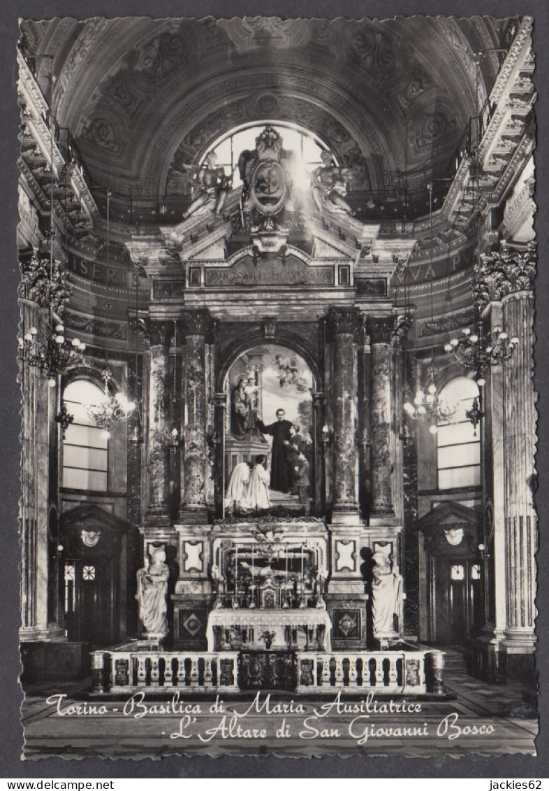 126683/ TORINO, Santuario Di Maria Ausiliatrice, L'Altare Di S. Giovanni Bosco - Autres Monuments, édifices