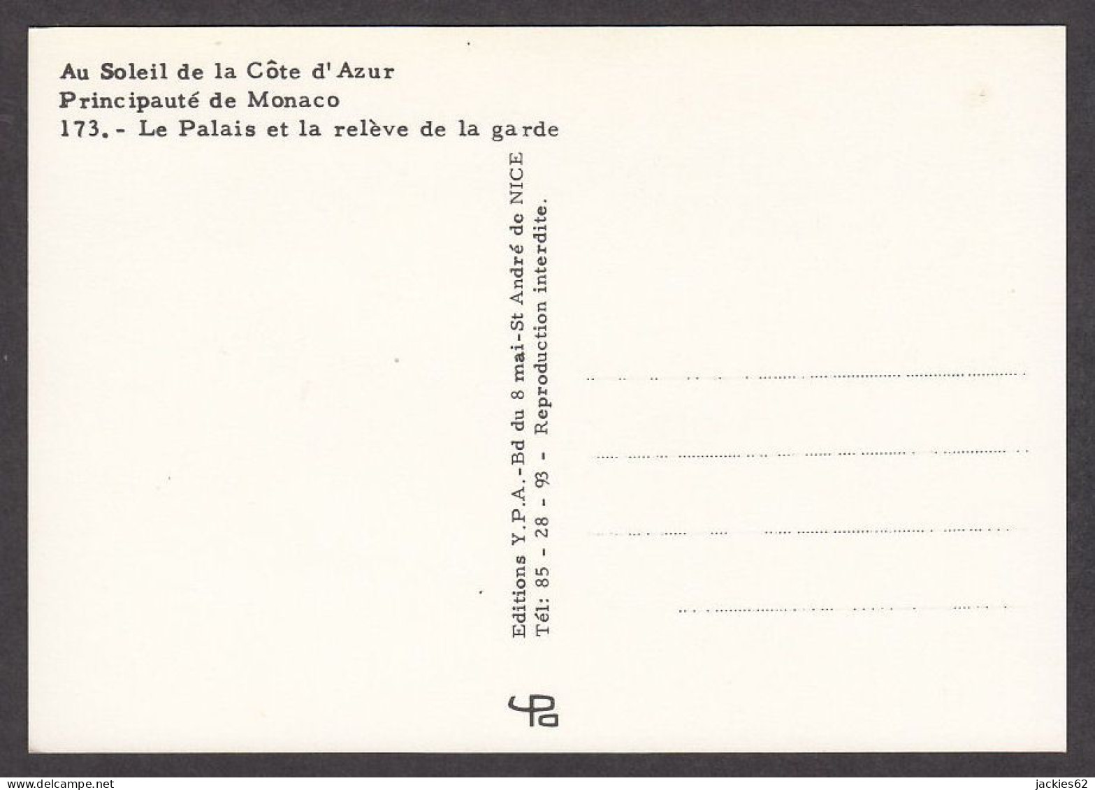 112777/ MONACO, Le Palais, Relève De La Garde - Palacio Del Príncipe