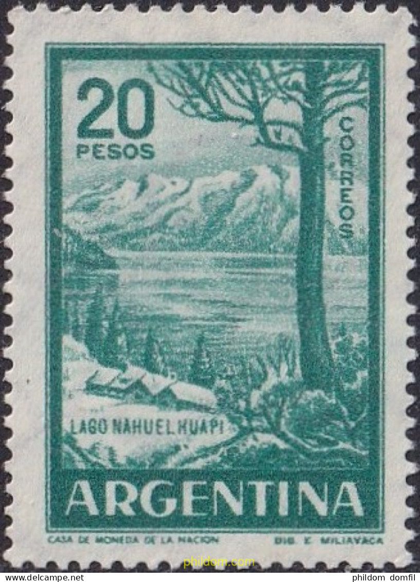 729508 HINGED ARGENTINA 1959 LITOGRAFIAS SERIE CORRIENTE - Ongebruikt