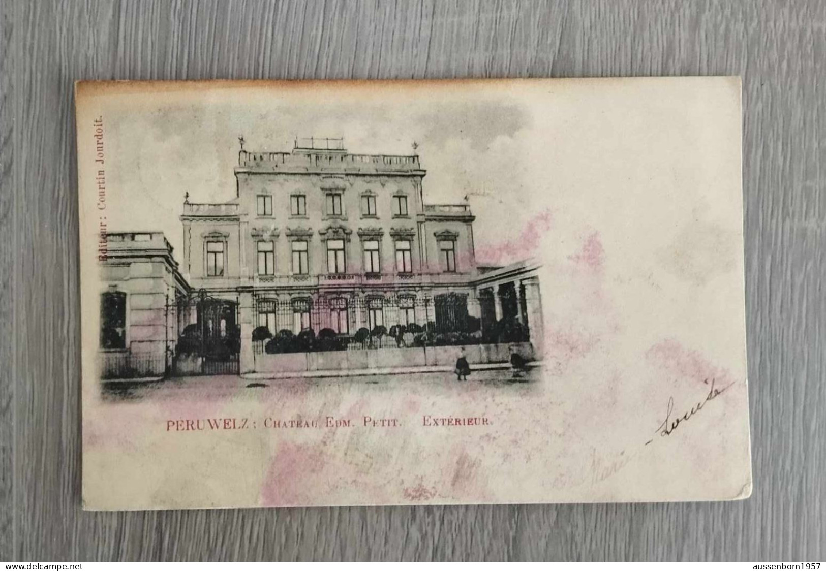Peruwelz : Chateau Petit : Carte Dos Non Divisé Envoyée En 1903 - Péruwelz