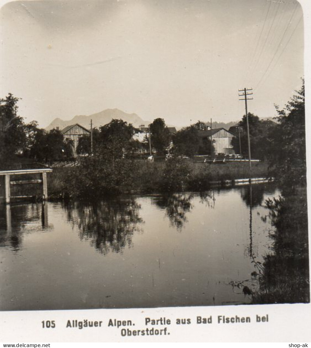 AK-0927/ Bad Fischen Bei Oberstdorf Allgäuer Alpen NPG Stereofoto Ca.1905 - Non Classés