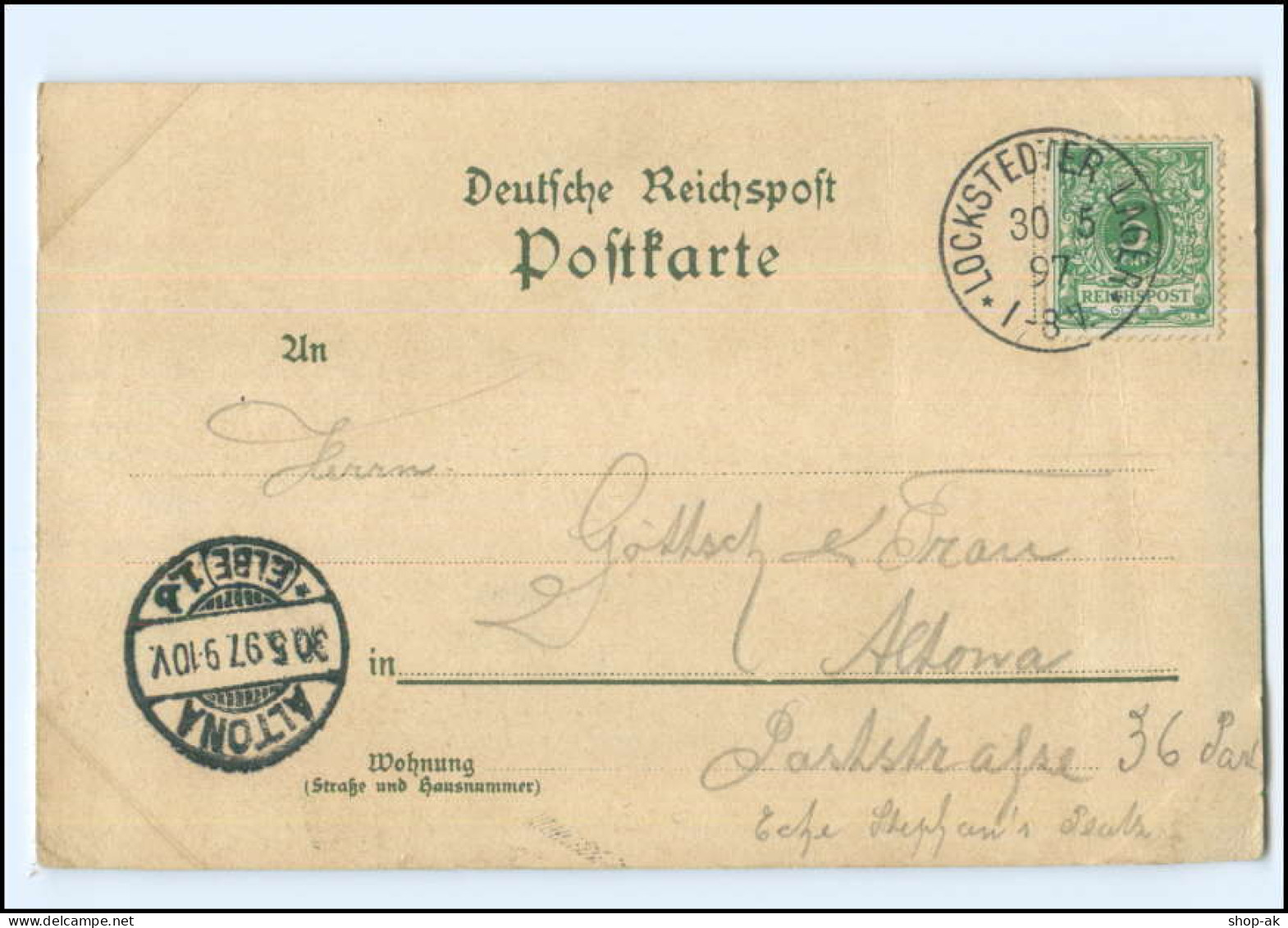 Y11465/  Gruß Vom Locksteder Lager Litho Ak 1897 - Guerre 1914-18