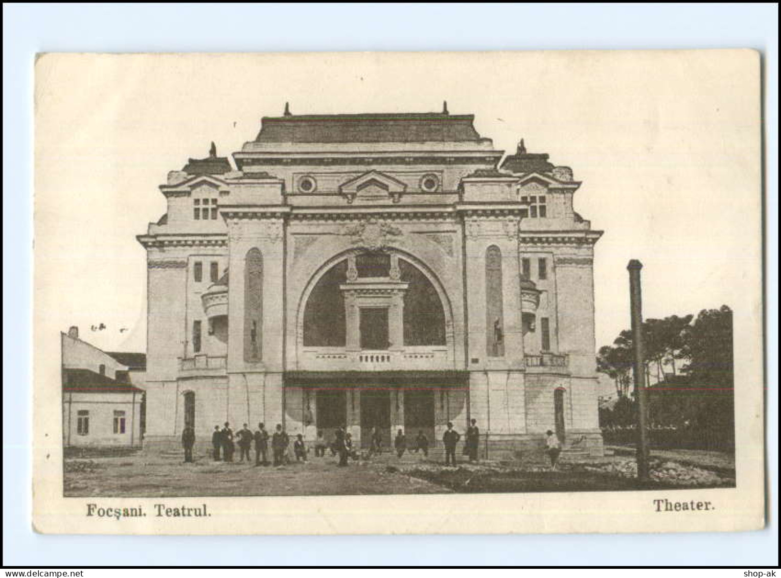 U4883/ Foscani Teatrul  Theater AK Rumänien 1917 - Romania