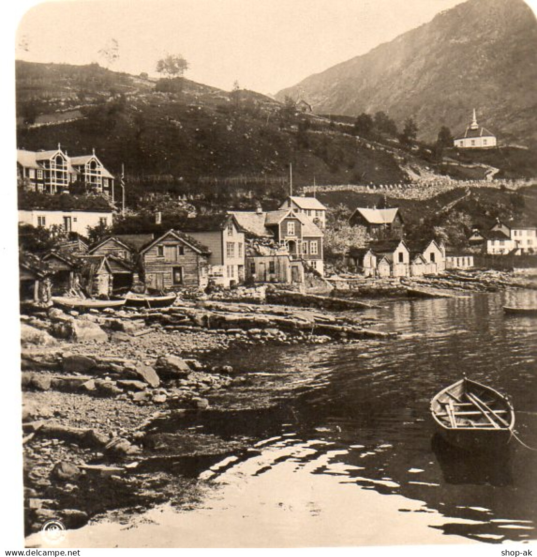 AK-0697/  Strand In Merok Norwegen  NPG Stereofoto Ca.1905  - Non Classés