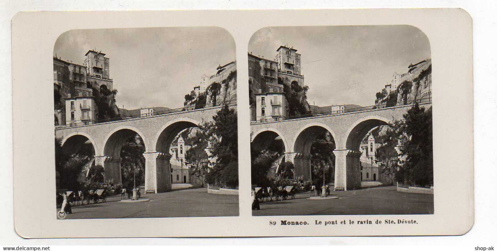 AK-0689/ Monaco  Stereofoto Ca.1905  - Non Classés