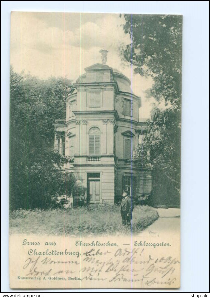 Y11201/ Berlin Charlottenburg Schlossgarten 1900 AK - Charlottenburg