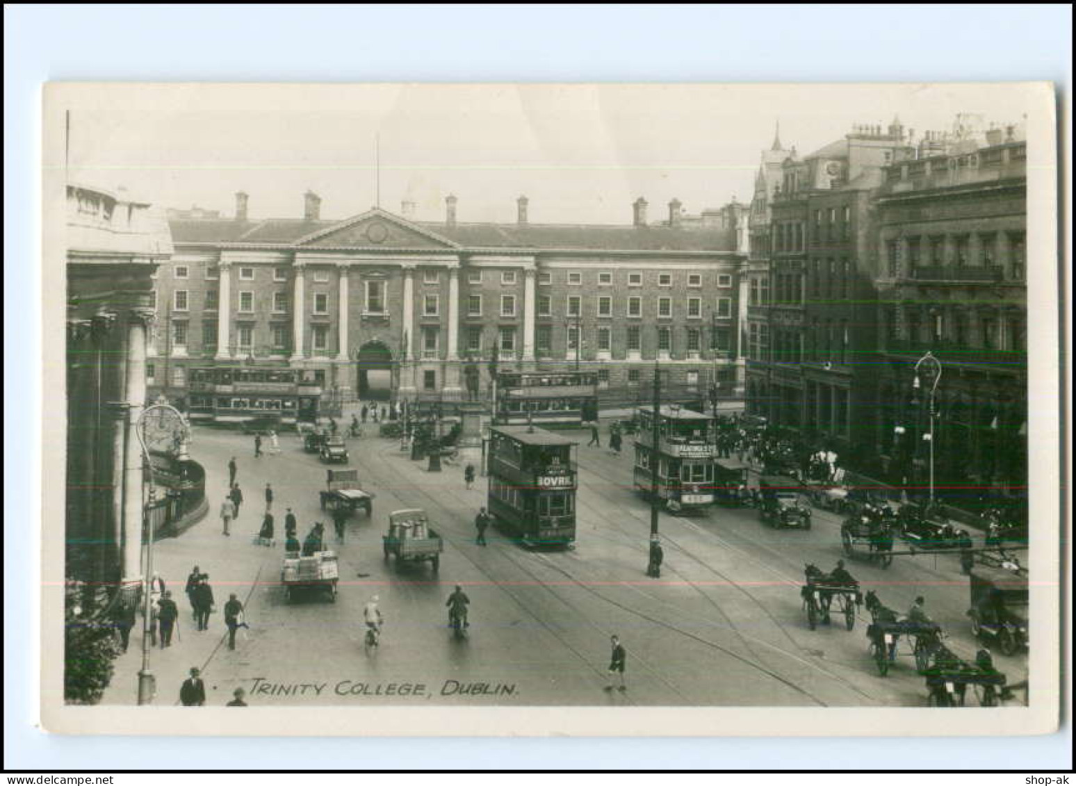 XX004269/ Irland Dublin Trinity College Straßenbahn Foto AK - Other & Unclassified