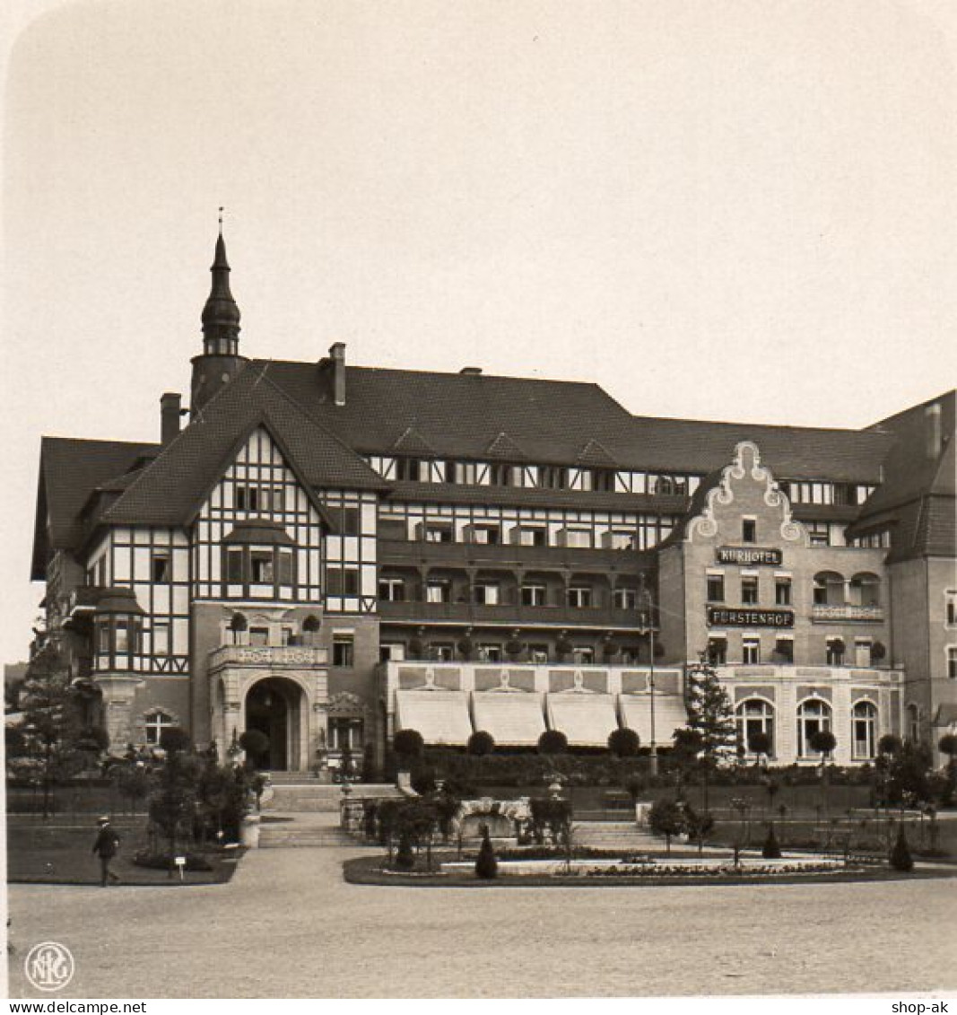 AK-0502/ Bad Kudowa Kurhotel Fürstenhof Schlesien Stereofoto Ca.1905  - Unclassified