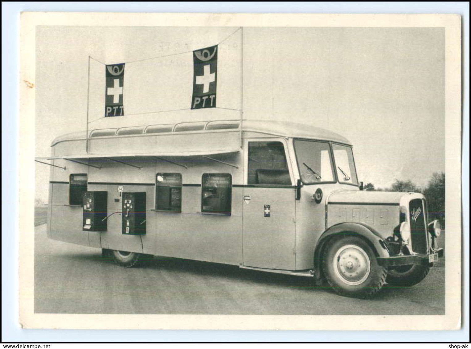 U4647/ Automobil-Postbüro Auf Sauer-Chassis Schweiz AK 1937 Postauto  - Poste & Facteurs