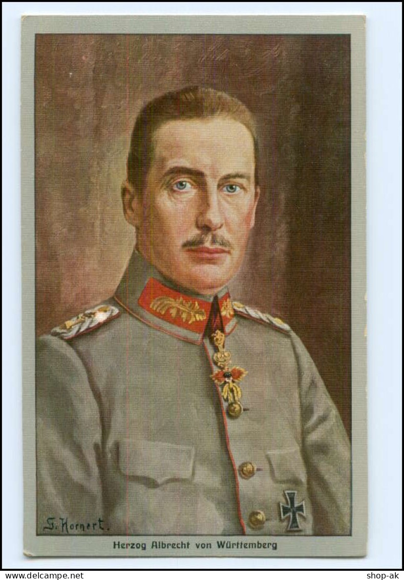 U4487/ Herzog Albrecht Von Württemberg AK 1915  Ilse Kohlen Werbung - Guerre 1914-18