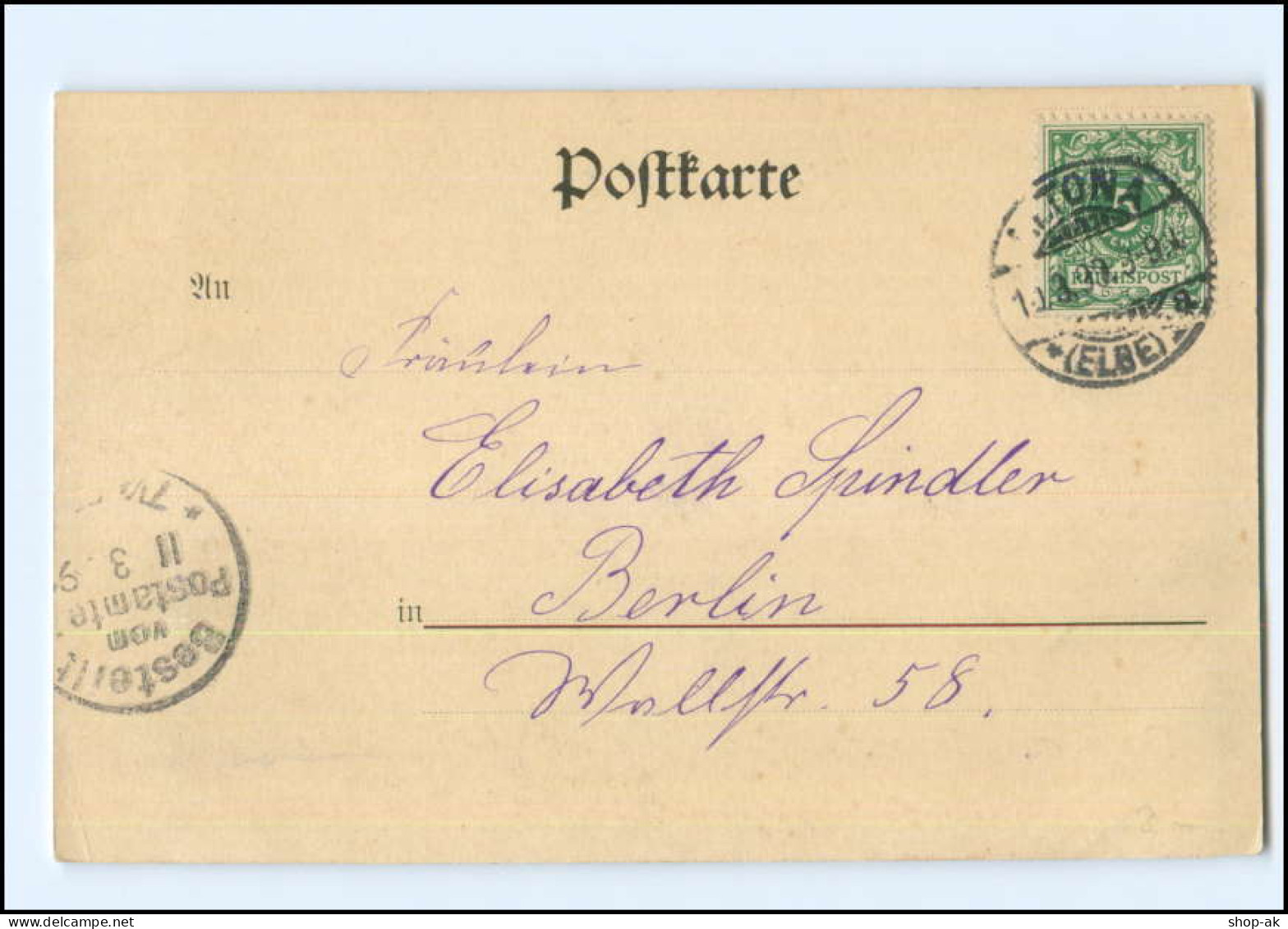 XX003719/ Hamburg Altona Siegesdenkmal Ak 1899 - Altona