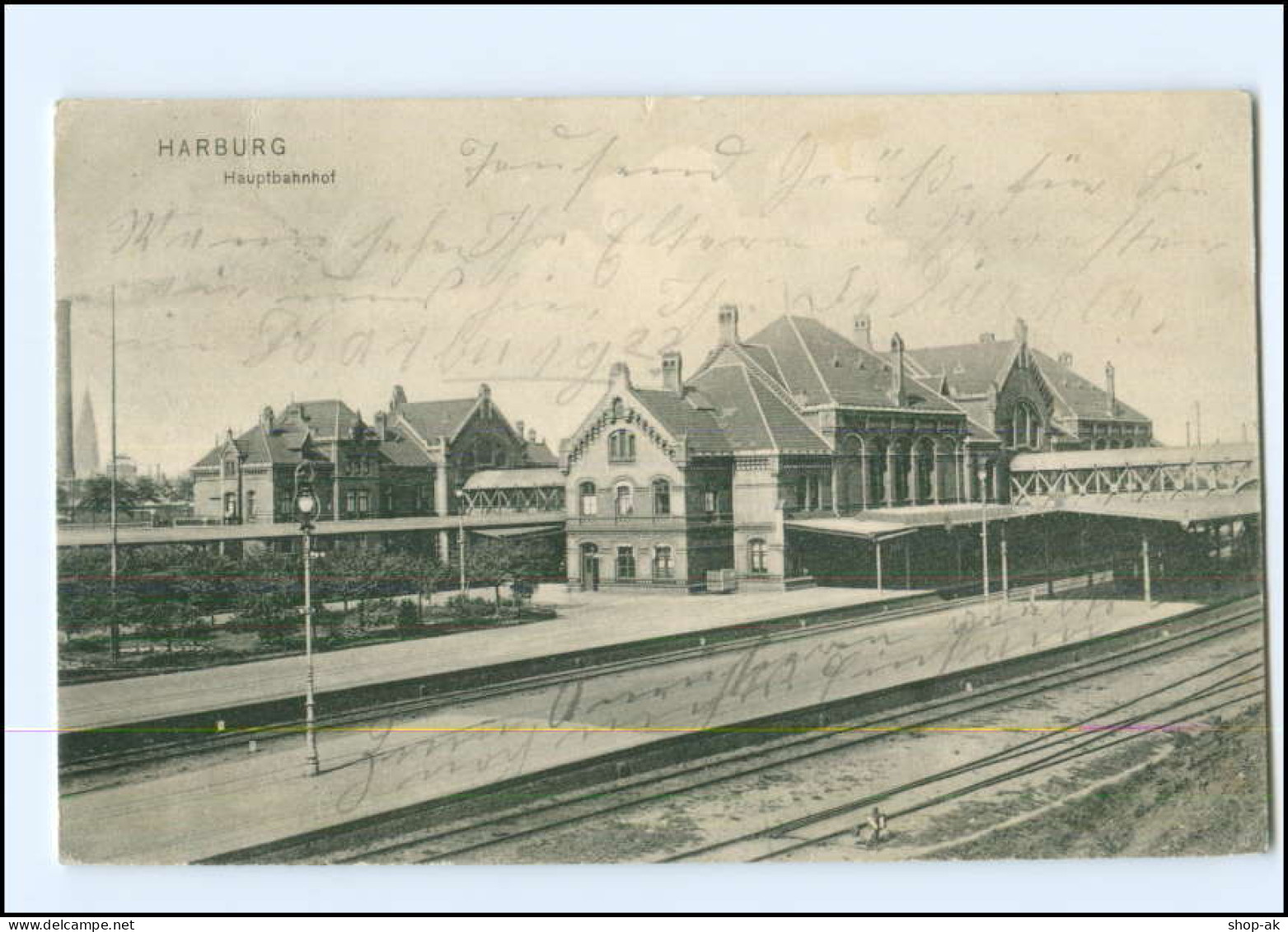 XX003723/ Hamburg Harburg Bahnhof AK 1905 - Harburg