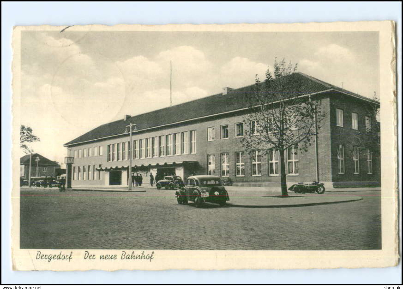 XX003727/ Hamburg Bergedorf Bahnhof AK 1938 - Bergedorf