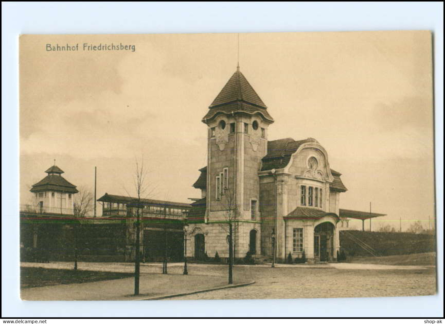 XX003690/ Hamburg Bahnhof Friedrichsberg  Dulsberg AK 1906 - Noord
