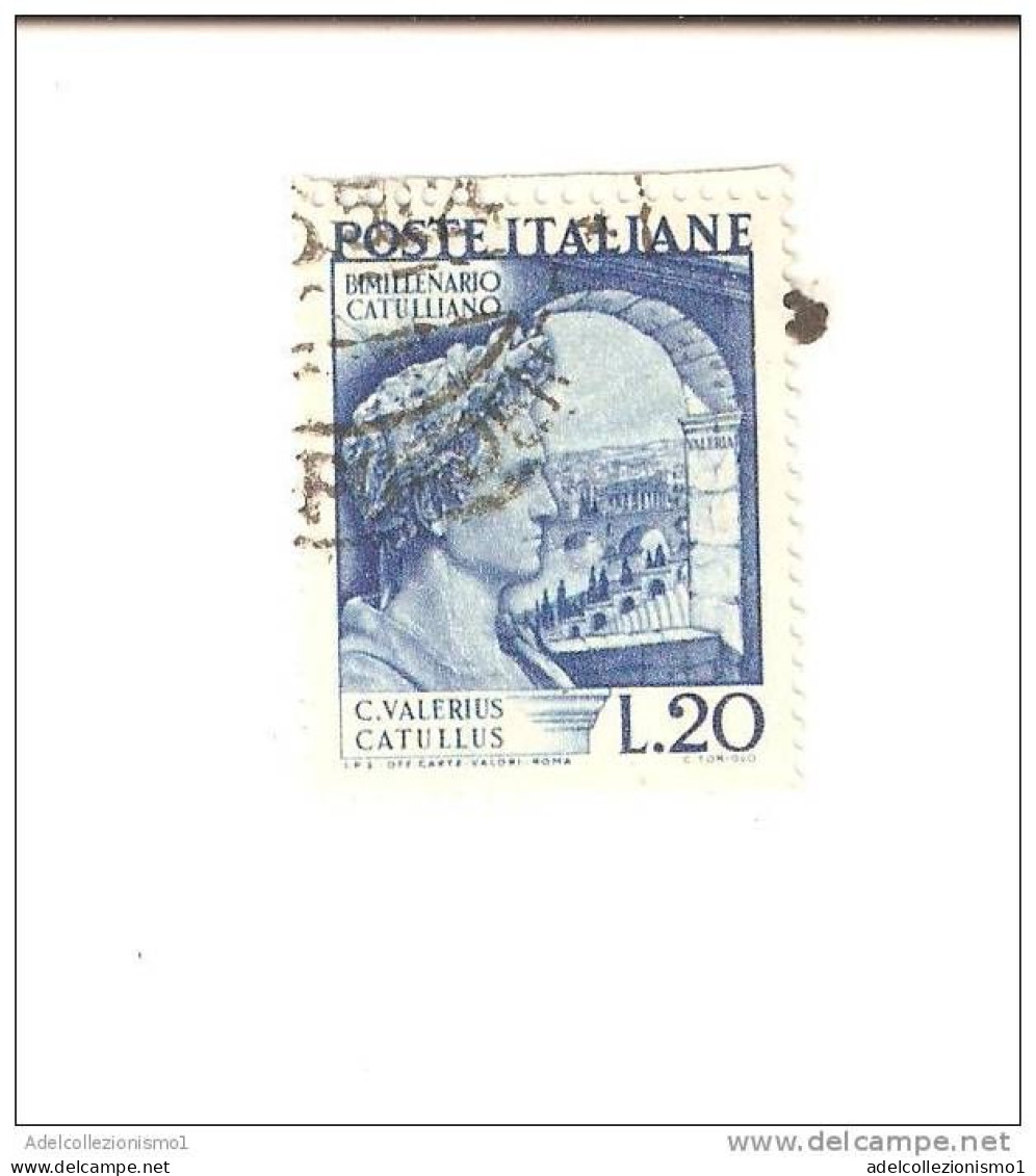 100035) 5º Centenario Della Nascita Di Lorenzo Il Magnifico-1949-usato La Vendita E Riferita A 1 Solo Francobollo A Caso - 1946-60: Usados