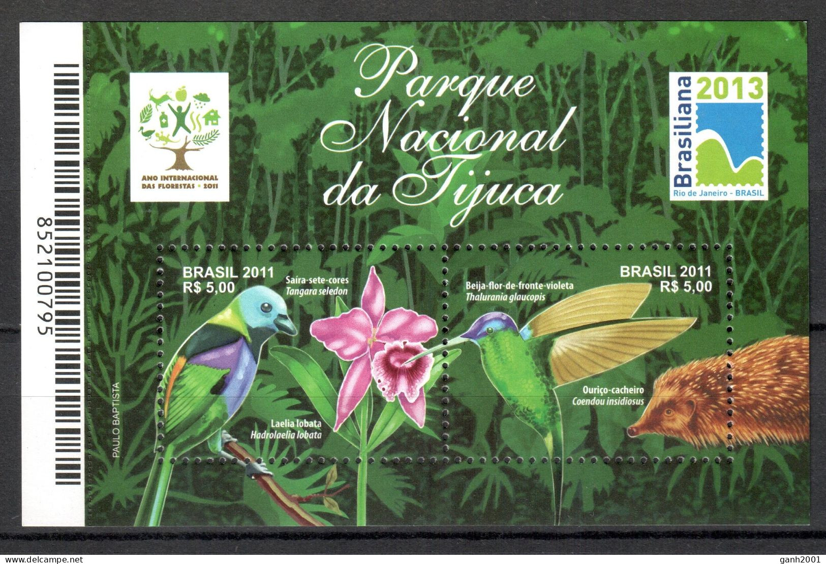 Brazil 2011 Brasil / Birds MNH Aves Vögel Oiseaux Uccelli / Cu21341  24-14 - Other & Unclassified