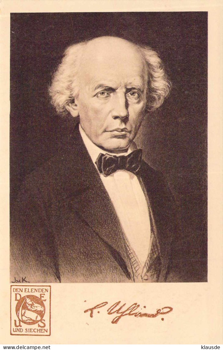 Ludwig Uhland, (Schriftsteller) Brustportrait - Artistes