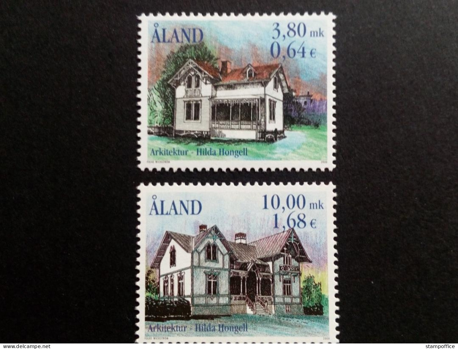 ALAND MI-NR. 179-180 POSTFRISCH(MINT) BADEHÄUSER 2000 - Ålandinseln